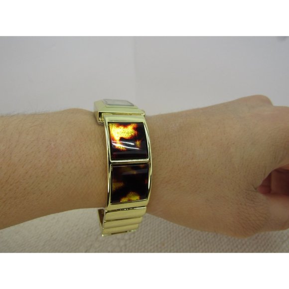 NWOT   CHICO’S FAUX-TORTOISE STRAP WATCH - Picture 8 of 11